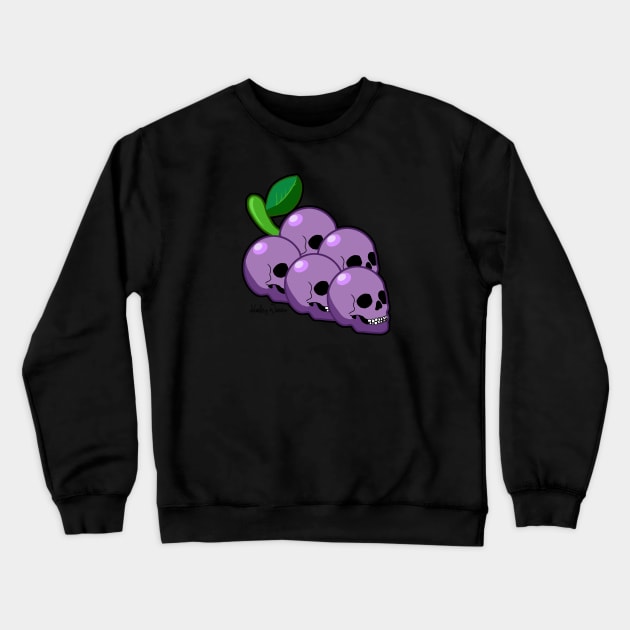 Three Grapes Win Crewneck Sweatshirt by Harley Warren